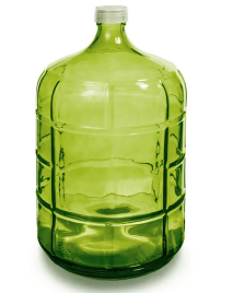 Бутыль стекло 18,9лит Зелёный Арт-WS1022(1уп/1шт) СКЛАД