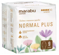 Прокладки гигиенические Marabu Botanica нормал плюс 9шт Арт-SP-070