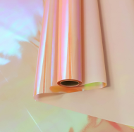 Пленка матовая двухсторонняя Перелив Кремовая 58см*10м Пленка матовая двухсторонняя Перелив Кремовая 58см*10м