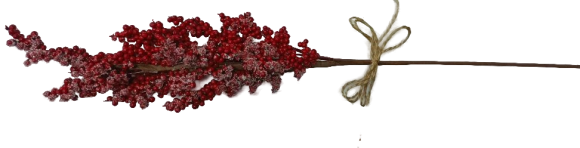 Ветка с Ягодами красными 70см