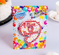 Свеча Цифра 9 ГИГАНТ Арт-4298420