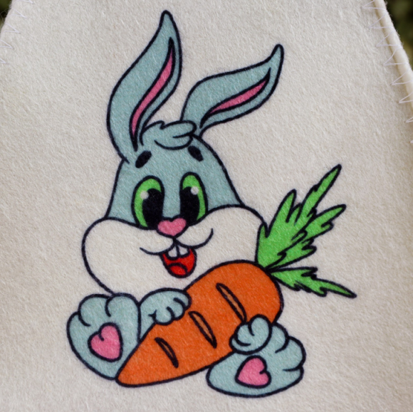 Шапка для Бани и Сауны детская Заяц Арт-9293786