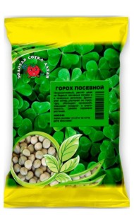 Горох посевной 500гр (1уп/24шт) Сидерат