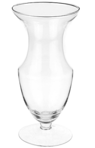 Ваза стеклянная Атлантида D-13,8см/Н-30см Арт-2437