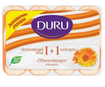 Мыло туалетное DURU 4шт*80гр Календула (1уп/12шт)