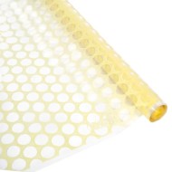 Пленка прозрачная с рисунком Крошет Кремовая 70см/200гр