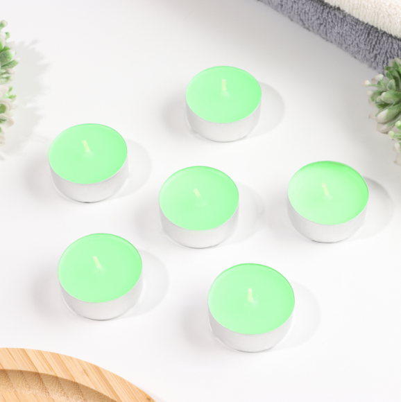 Свеча гильза Ароматизир Яблоко Набор 6шт*12гр