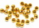 Бусы 8мм 50гр Золото+Серебро