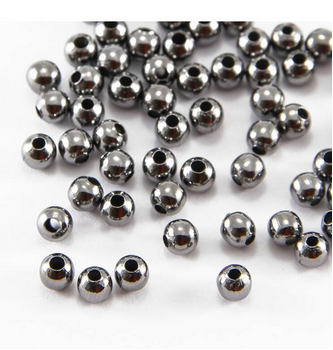 Бусы 8мм 50гр Золото+Серебро