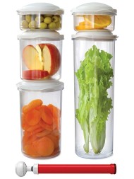 Набор контейнеров Вакуумных 5шт + Насос КВХН-96-5 (1 ЭТАЖ)