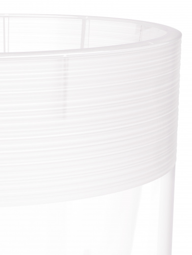 Горшок Линель для орхидей 4,5лит Прозрачный М-8406 D-18см (с дренажной системой)