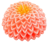 Свеча Георгин Оранжевый