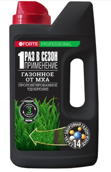 Удобрение Газонное с Защитой от Мха 1кг ШЕЙКЕР Бона форте (1уп/12шт)