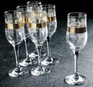 Набор Фужеров для Шампанского Винтажт 200мл (1уп/6шт) Арт-3565476