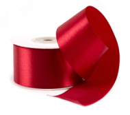 Лента Атласная 40мм*22ярд Бордовая