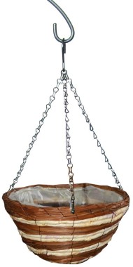 Корзина Ротанг подвесная Сфера-1 D-30см/H-20см