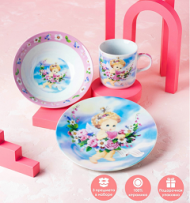 Набор Детской посуды Доляна Ангелок 3 предмета Арт-2480333