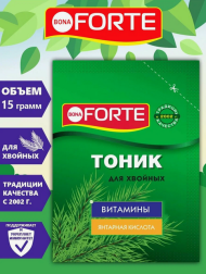 Удобрение Тоник Хвойных растений 15гр Бона Форте (1уп/72шт) Зал УПАКОВКА