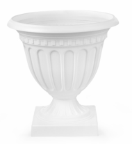 Горшок вазон на ножке Олимпия 9лит Белый М-9032