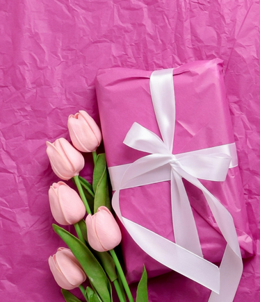 Бумага листами Тишью 50*66см Ярко-Сиреневая (1уп/10шт) ЦЕНА за лист