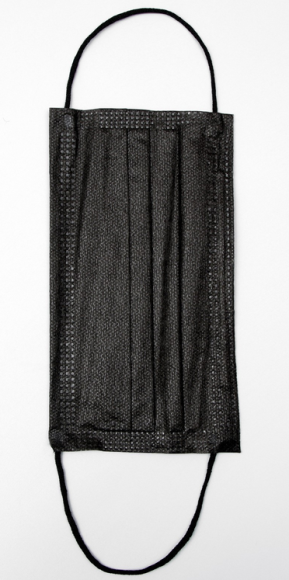 Маска медицинская Чёрная набор 5шт (3-х слойная)