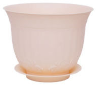 Горшок Ангара 2,5лит Бежевый с поддоном