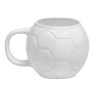 Кружка керамическая Мяч Белая Арт-1368186 400мл