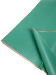 Пленка Листами металл однотонная Розвое Золото Зелёный 58/58см (1уп/10шт) Цена за лист