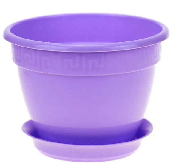 Горшок Антик 0,75лит D-13см Лаванда с поддоном (фиалочница) Горшок Антик 0,75лит D-13см Лаванда с поддоном (фиалочница)