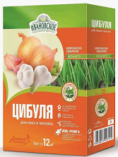 Удобрение Цибуля 1кг для Лука/Чеснока Карт короб (1уп/12шт) ФХ Ивановское (min 1шт)
