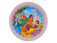 Тарелка бумажная В гостях у принцессы D-17см*6шт Арт-ФЛ-8248