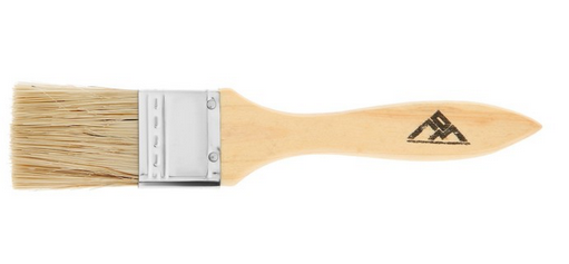Кисть плоская деревянная ручка 38мм
