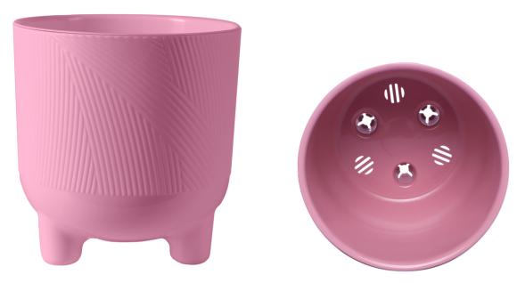 Горшок на ножках Фита 1,45лит Вереск D-13см (с дренажной системой) Горшок на ножках Фита 1,45лит Вереск D-13см (с дренажной системой)