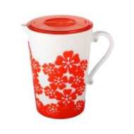 Кувшин пластиковый Камелия Красный (БАШ) ПЭТ 2,2лит Арт-М-2047