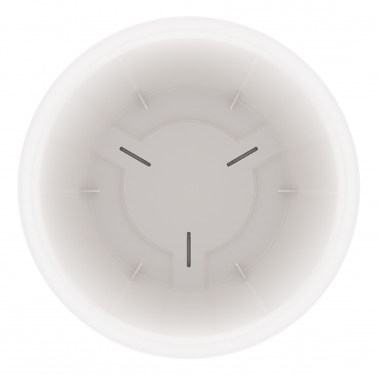 Горшок Афина 11лит Белый с поддоном М-6545 (БАШ)