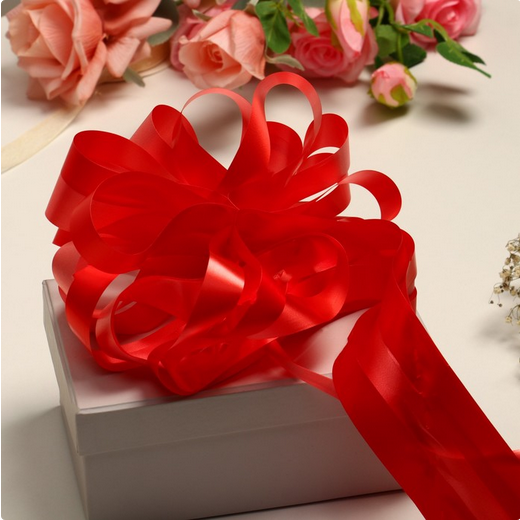 Бант Шар 7см Красный Арт-7986187