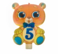 Свеча Цифра 5 Мишка 2663279