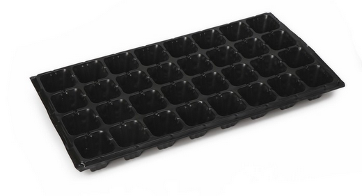 Палета для рассады квадратные 32 ячейки 100мл (535*270мм) Палета для рассады квадратные 32 ячейки 100мл (535*270мм)