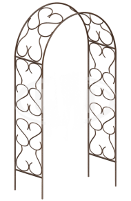 Арка садовая разборная Антик 230×125×37см металл