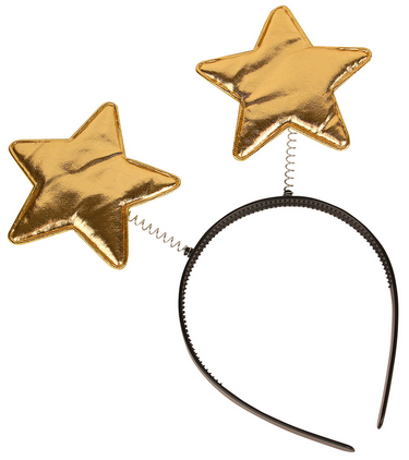 Ободок Золотые звезды 5748