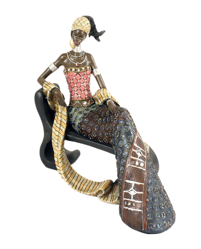 Фигурка Негритянка Арт-FS-2521 30*30см