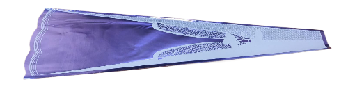 Конус мет/рис 21/80 на 1 розу Фиолетовый (1уп/50шт) Цена за лист