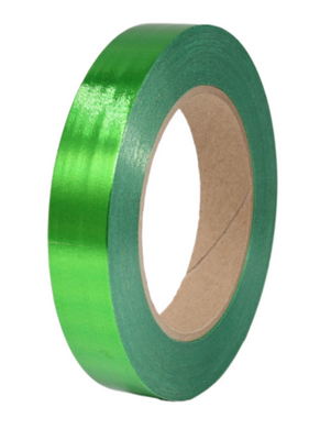 Лента Металл 2см 50ярд Зелёная