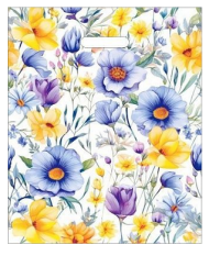 Сумочка пакет п/э 360*430мм Цветник Арт-58822