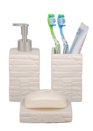 Набор для ванной комнаты 3 предмета Арт-DV-57846