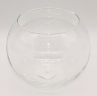 Ваза стеклянная Шаровая 1лит D-12см/Н-10см Арт-2066