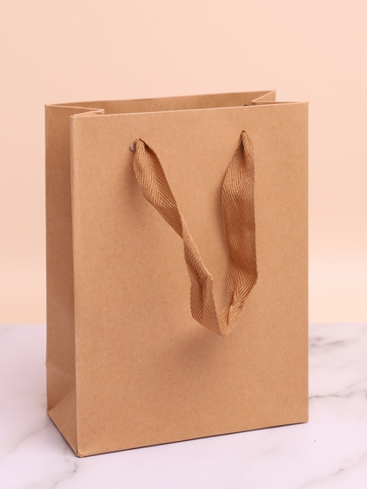 Сумочка пакет крафт 320*260мм Однотонный