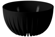 Горшок Сигма миска 7,9лит Чёрная D-30см (с дренажной системой)