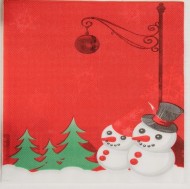 Салфетка Снеговики 1уп/20шт 302230