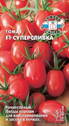 Томат Суперсливка F1 ЦВ/П (СЕДЕК) 0,05гр раннеспелый 70-80см Томат Суперсливка F1 ЦВ/П (СЕДЕК) 0,05гр раннеспелый 70-80см